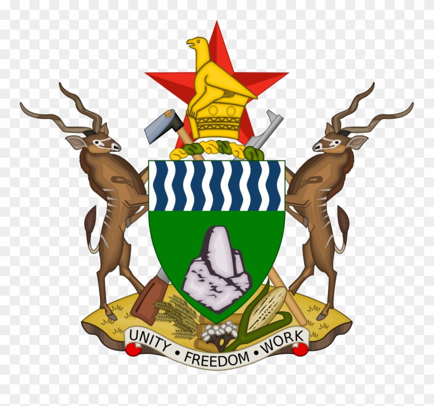 Coat Of Arms Of Zimbabwe Clipart