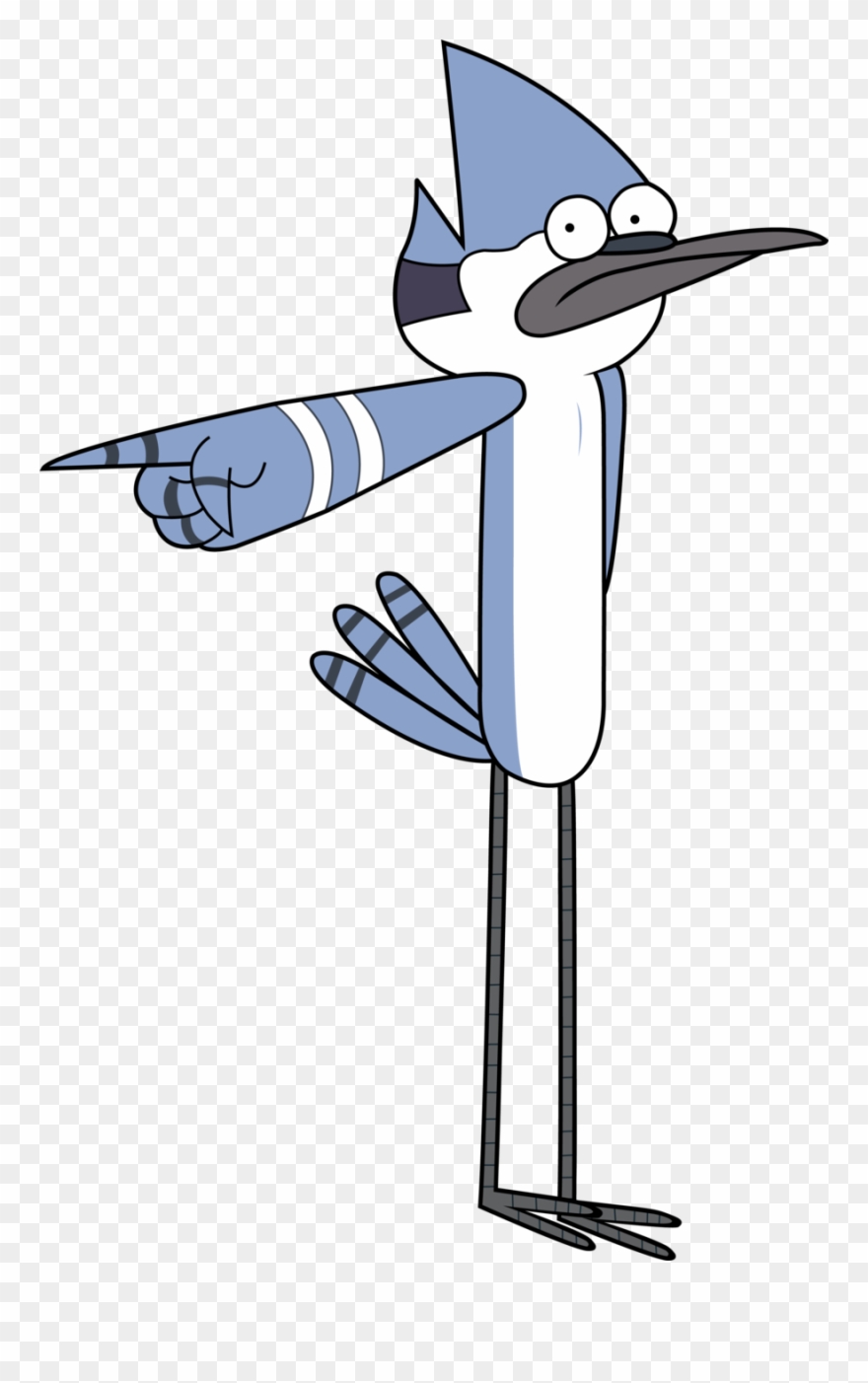 Regular Show Mordecai And Rigby Fighting Clipart