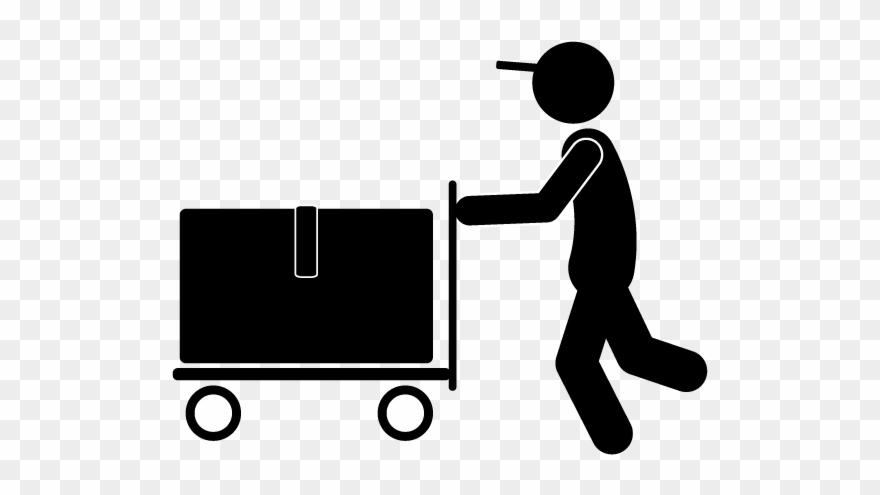 Deliver Large Luggage Clipart