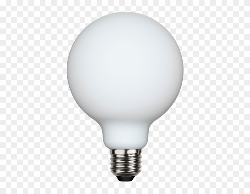 Led Lamp E27 G95 Opaque Double Coating Clipart