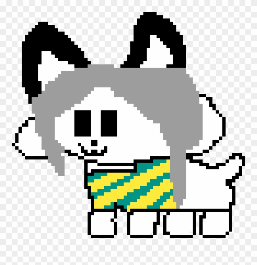 Pixel Temmie Time By Friskdaboss Clipart