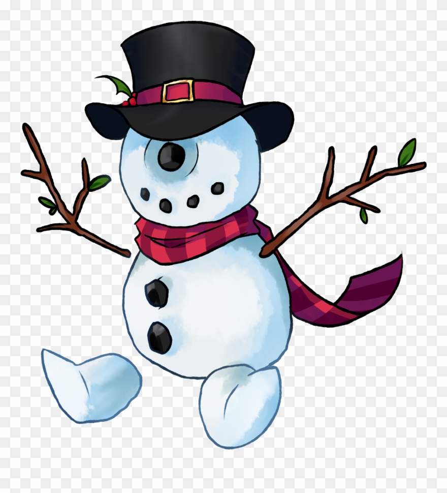 Snowman Clipart Country - Png Download