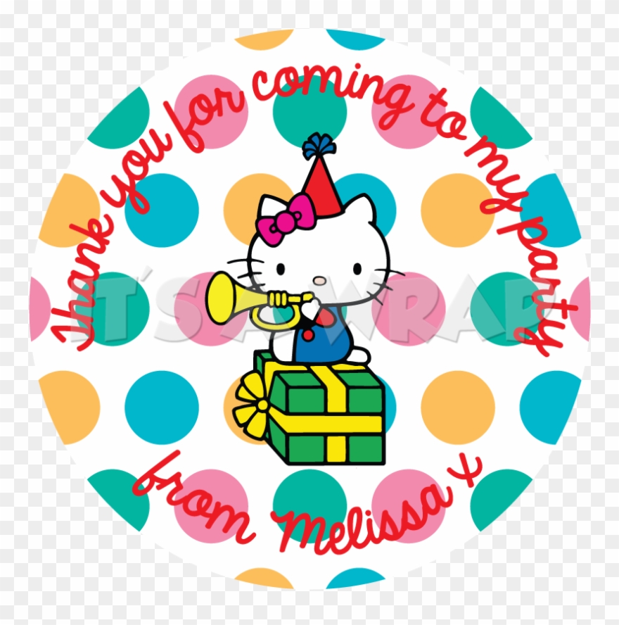 Hello Kitty Sweet Cone Stickers Clipart