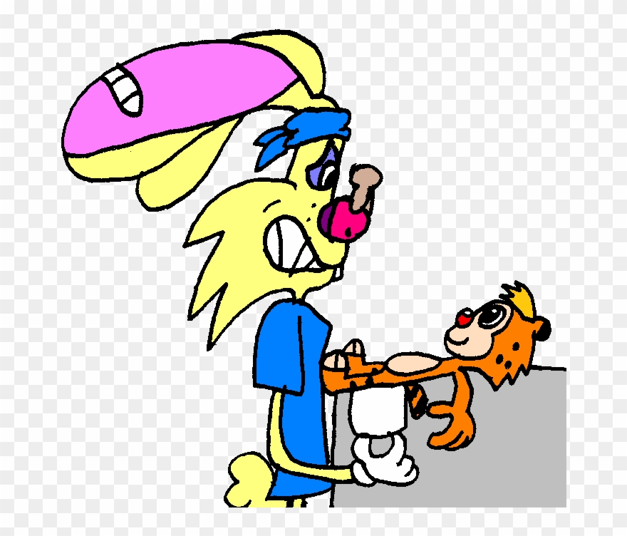 Bonkers, All Grown Up, Shakes Fall-apart's Hand For Clipart