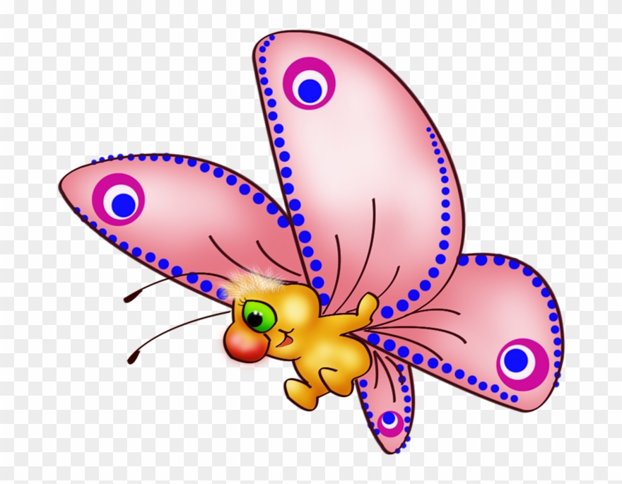 Funghi Arte, Funghi, Farfalle, Coccinelle, Fiori Dipinti Clipart