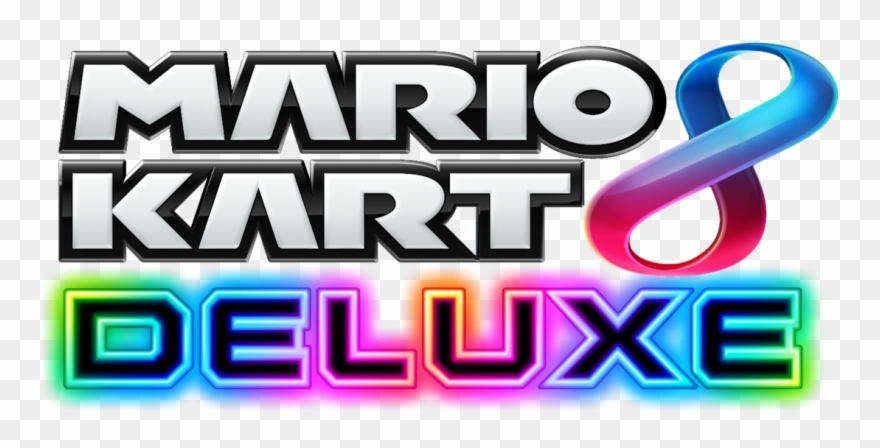 Mario Kart 8 Deluxe Logo Png Clipart