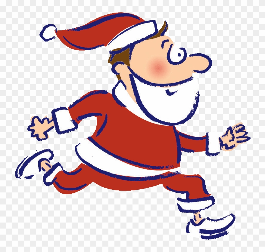 Dorothy House Santa Dash Bradford On Avon Uk Clipart