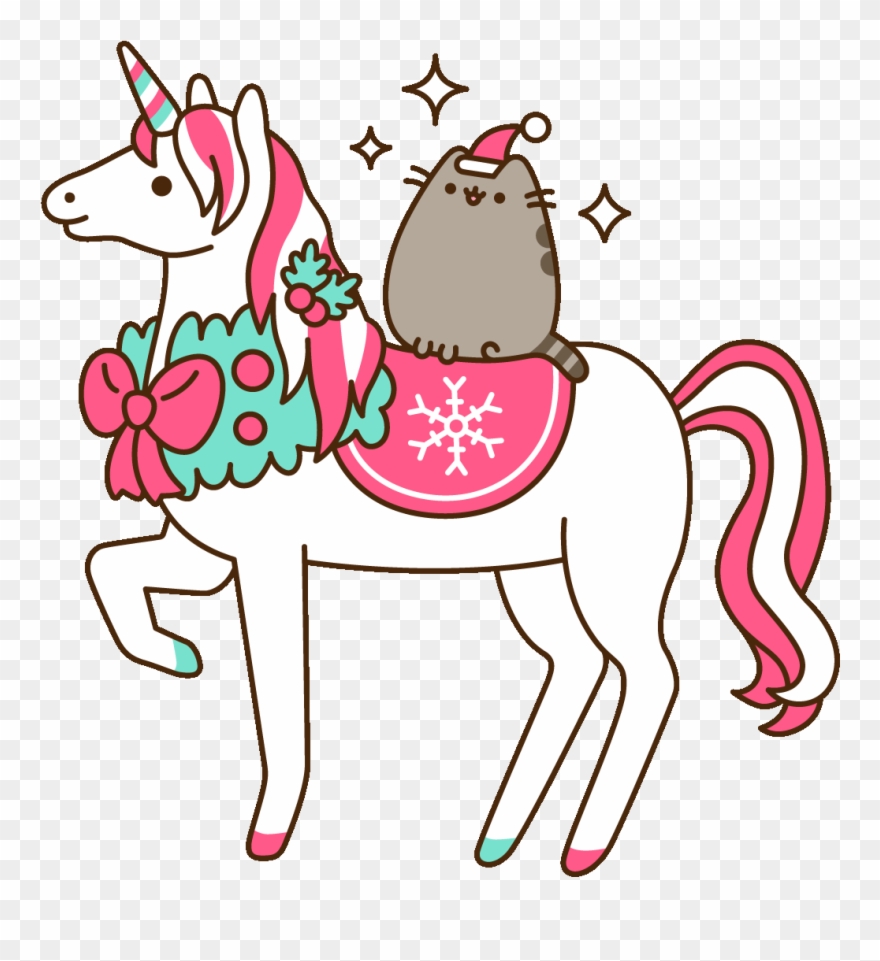 Winter Wonderland Christmas Sticker By Pusheen Clipart