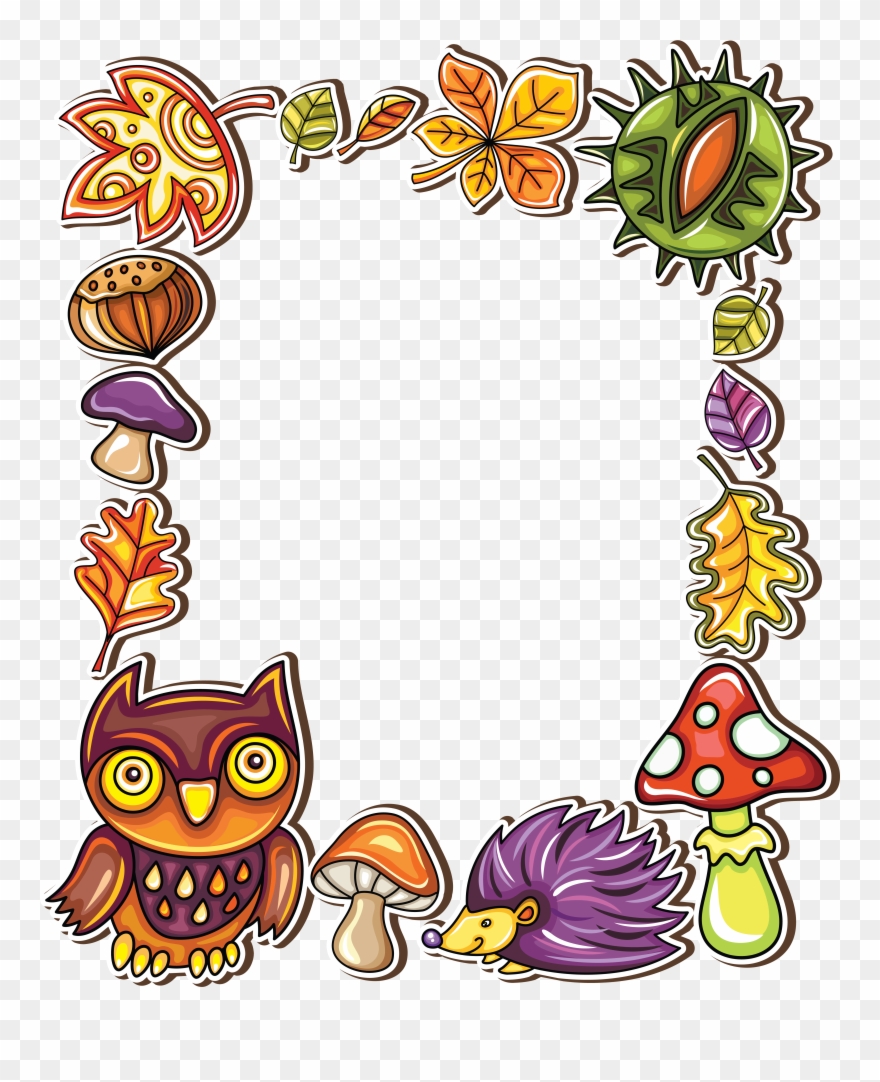 Clip Art Owl Paper Picture Frames Clip Art - Png Download