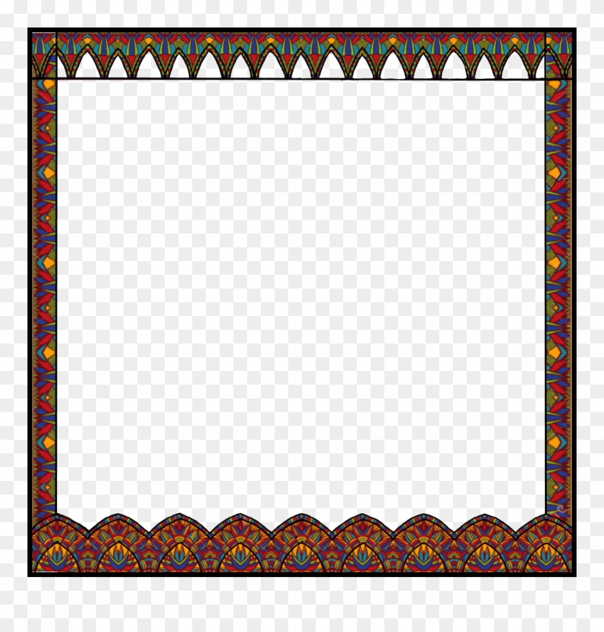 Border Egyptian Egypt Hieroglyphics Art Artistic Frame Clipart