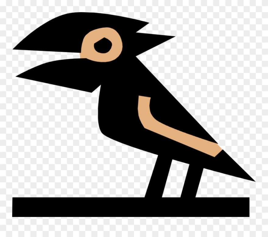 Vector Illustration Of Ancient Egyptian Hieroglyphic Clipart