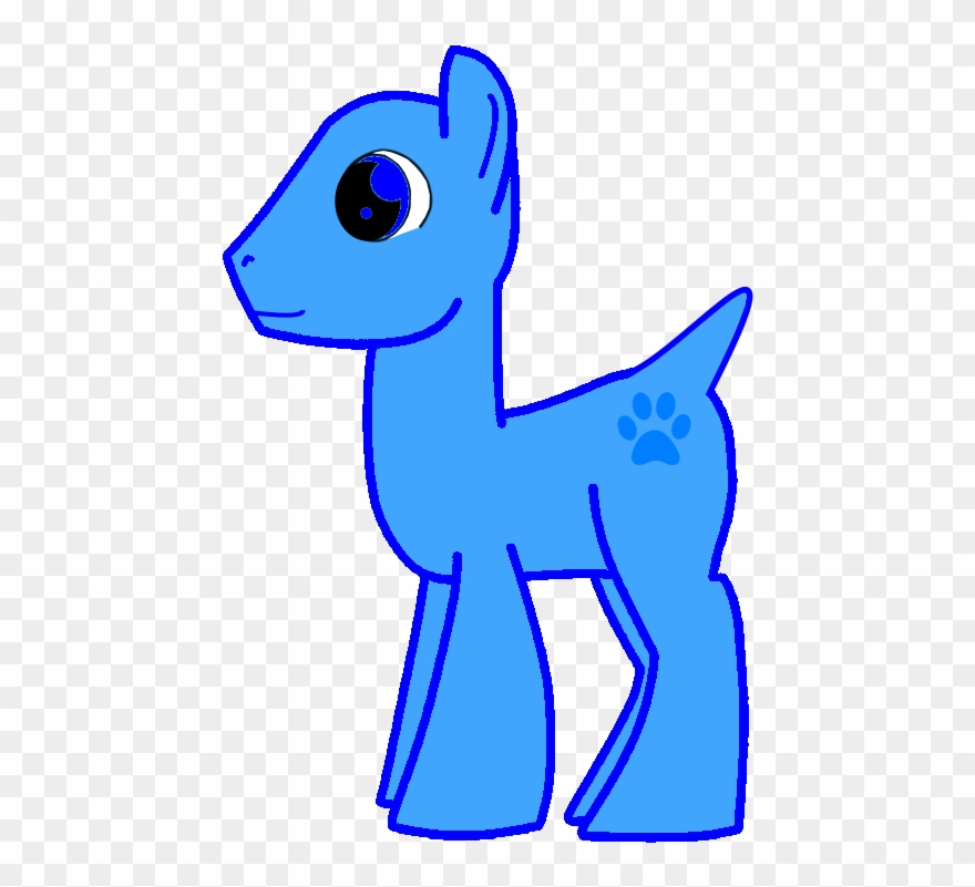 Bucky, Blue, Blues Clues, Ponified, Rule 63, Safe, Clipart
