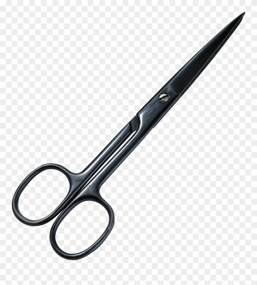 Royalty Free Black Decorative Scissors Clipart - Png Download