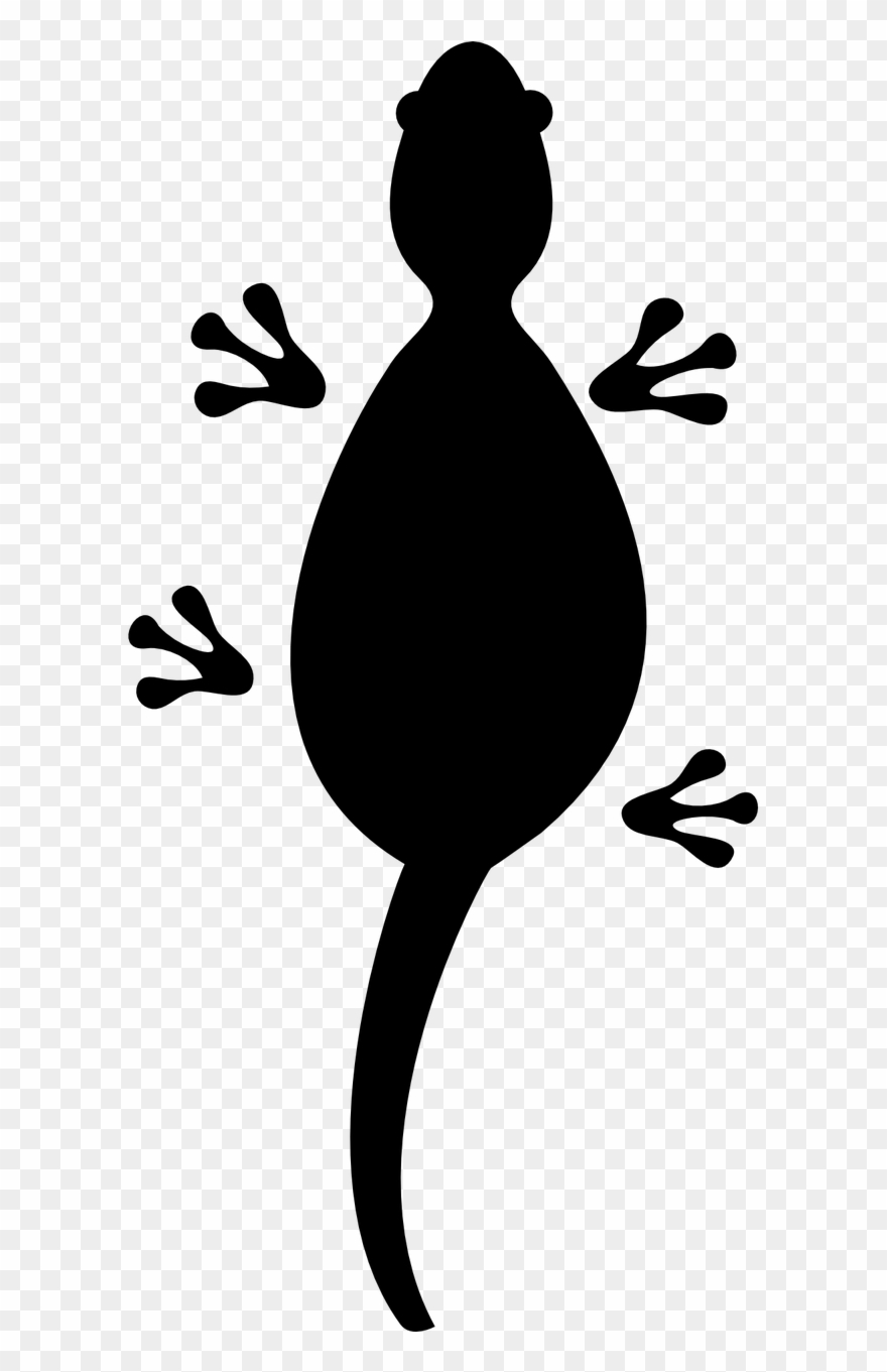 Lizard Cartoon Silhouette Animal Png Image Clipart