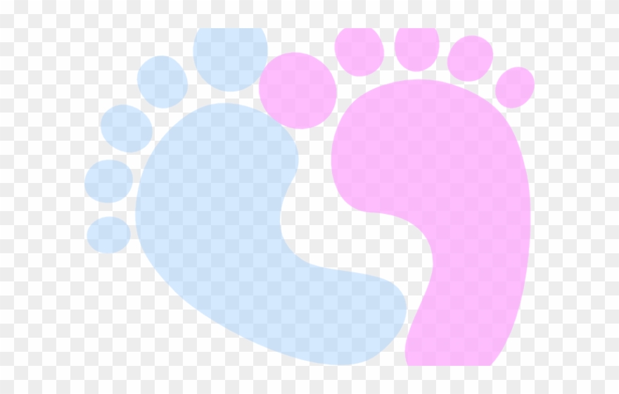 Light Blue Clipart Handprint - Png Download