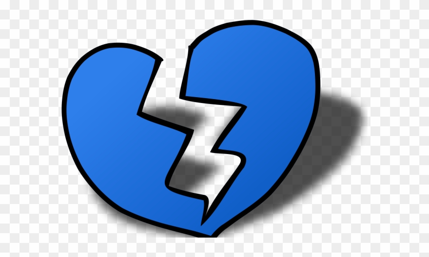 Broken Heart Clipart Big - Png Download