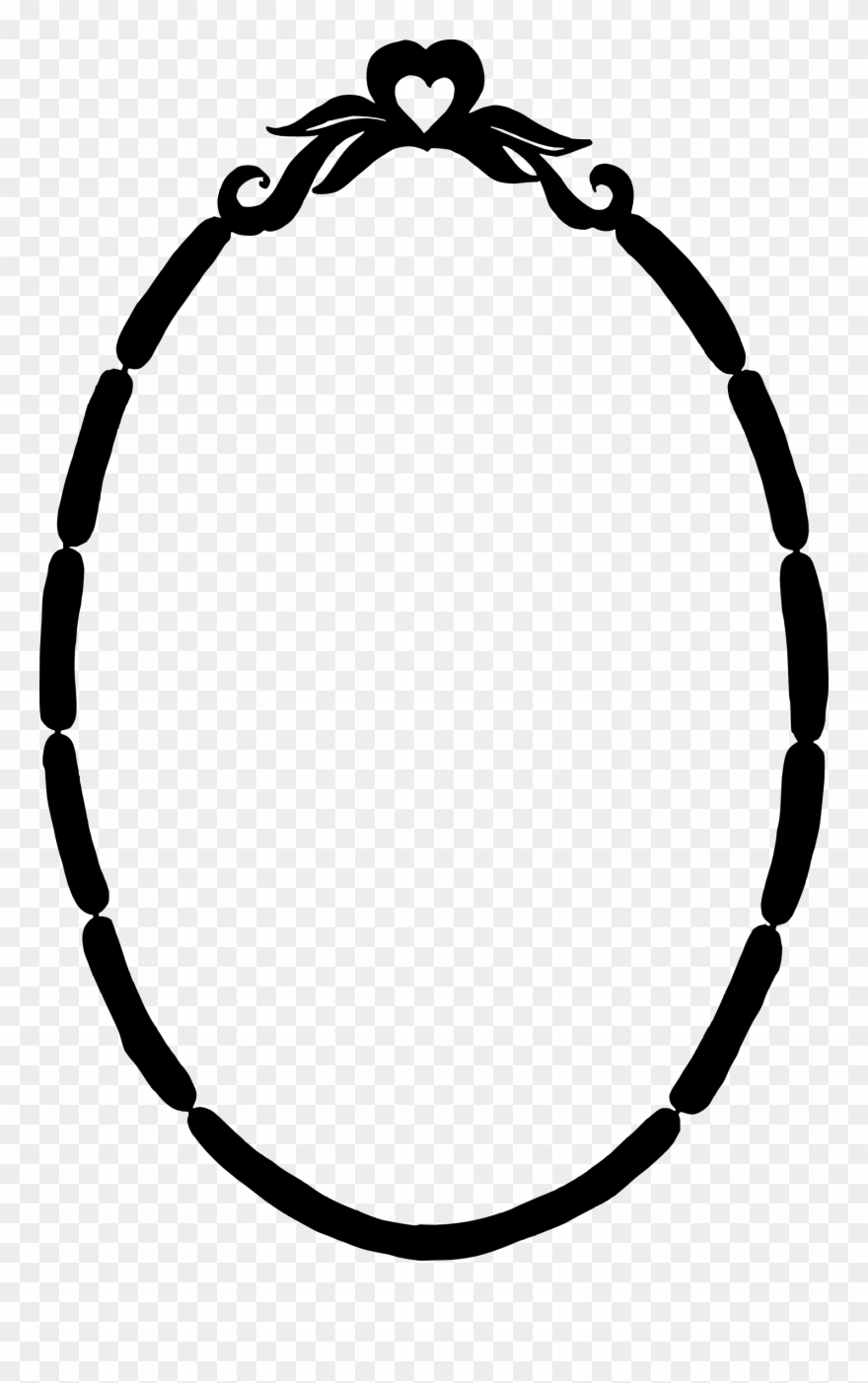 10 Romantic Oval Frame Vector Svg Png Transparent Clipart