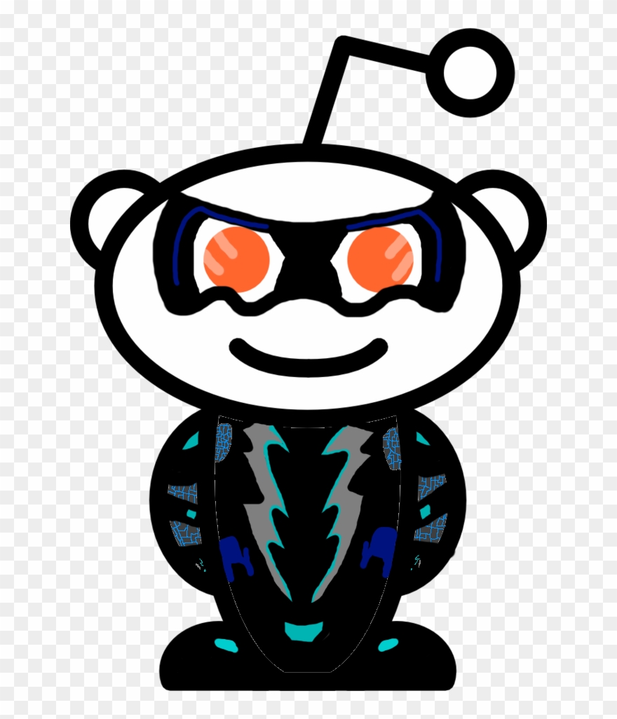 Super Rough Really Bad Black Lightning Snoo Clipart