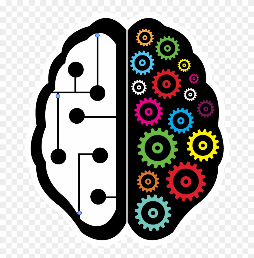 Animated Brain Full White Final Clipart