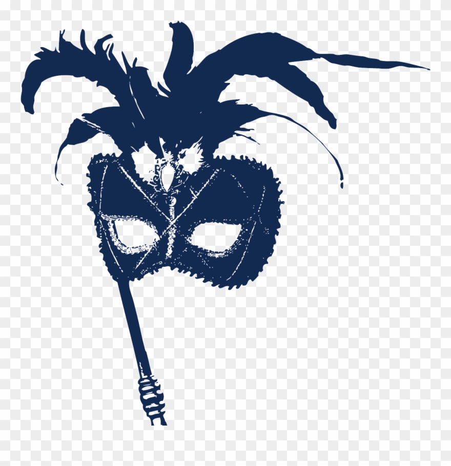 Blue Venetian Mask Clipart