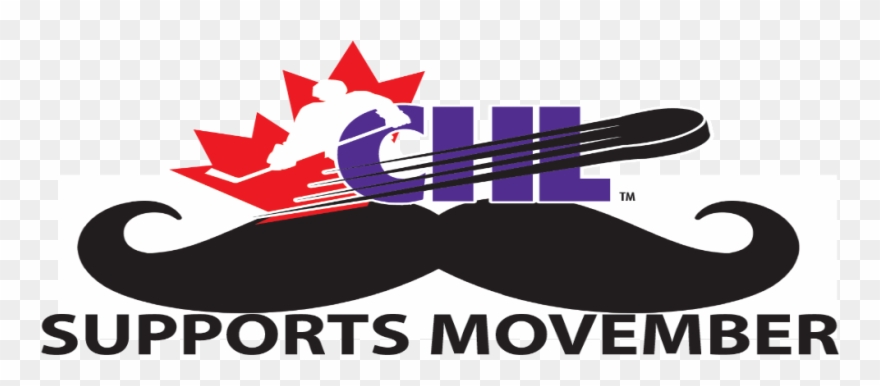 Teams Throughout The Chl Will Be Growing Moustaches Clipart