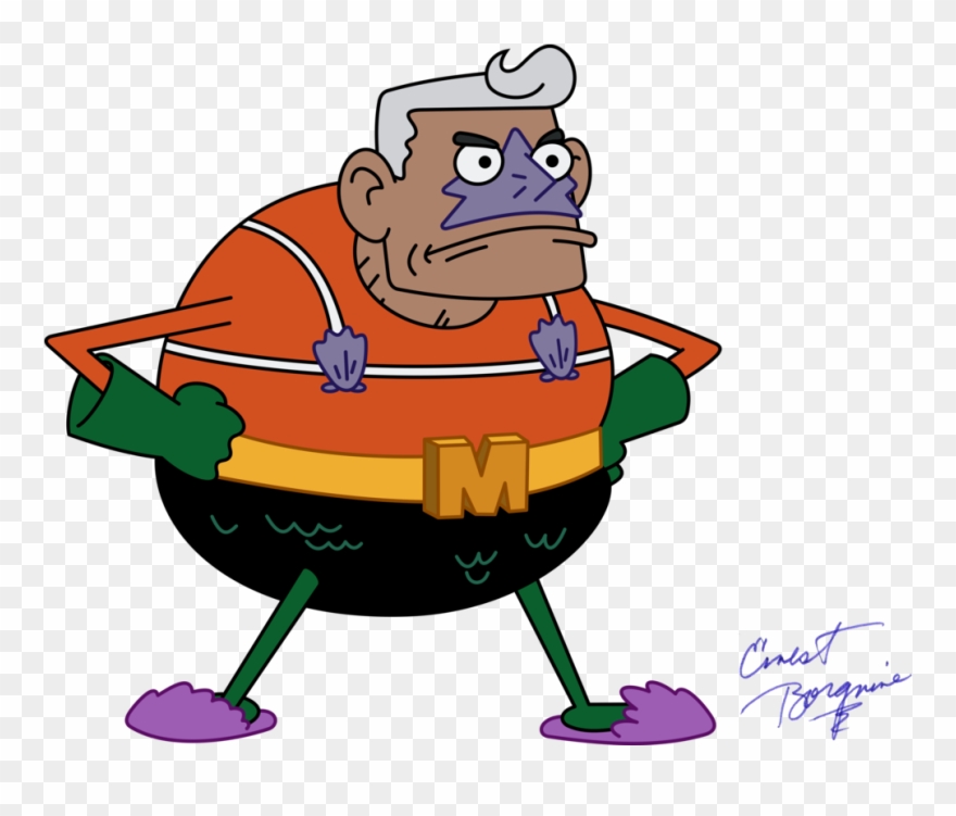 Mermaidman And Barnacle Boy Clipart