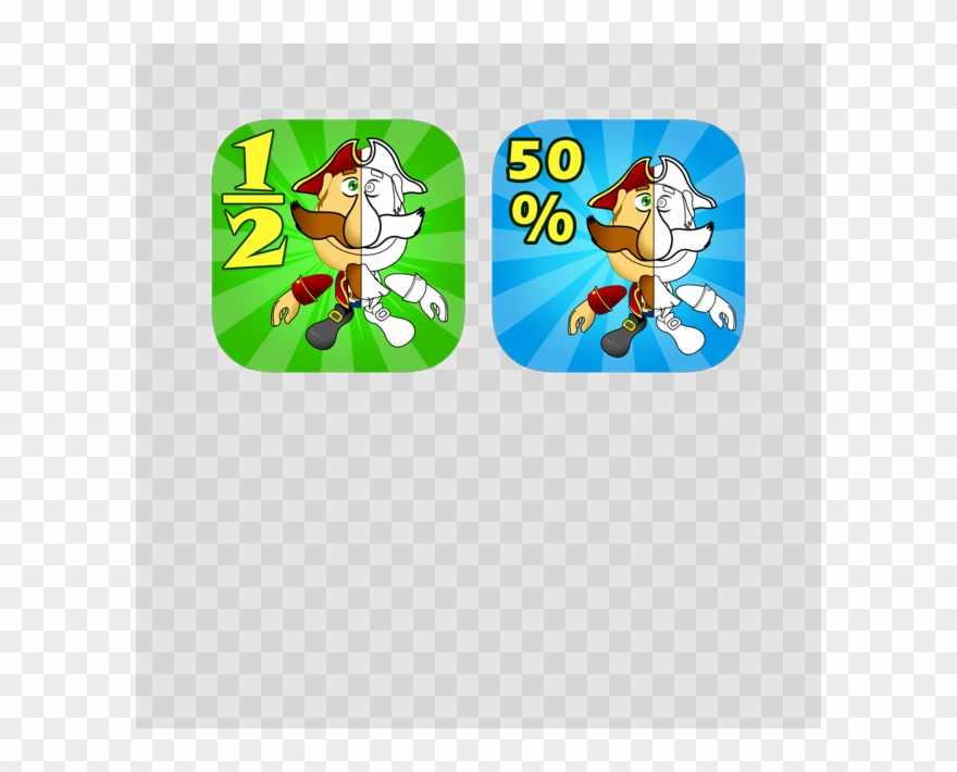 Fractions & Percent On The App Store Clipart