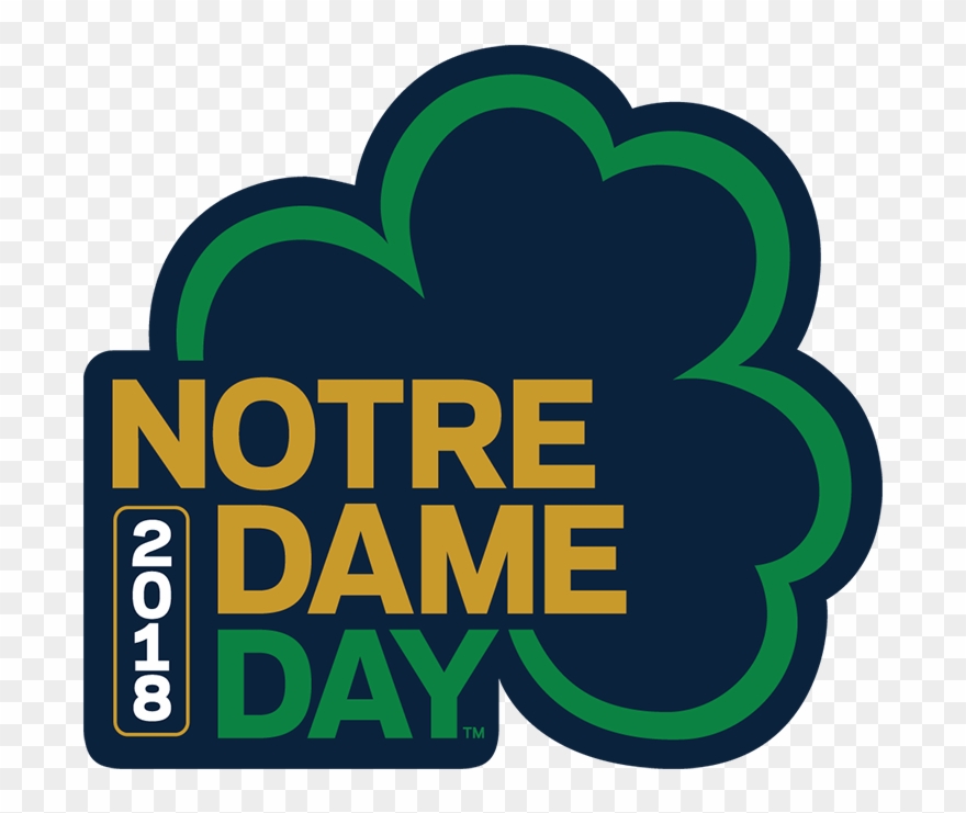 Notre Dame Day 2018 Logo Clipart