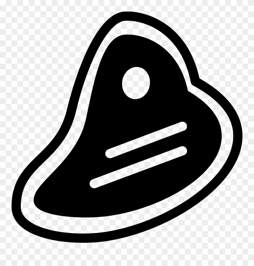 Steak Filled Icon Clipart
