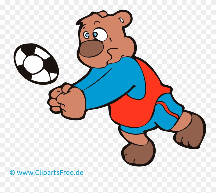 Cartoon Volleyball Clip Art - Png Download