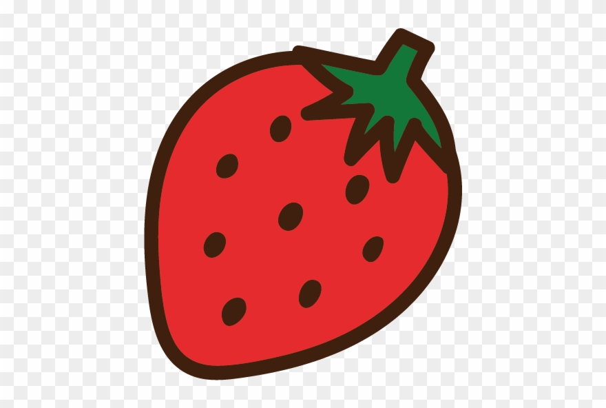 ゆる かわいい♪ いちご の ワンポイント イラスト Clipart