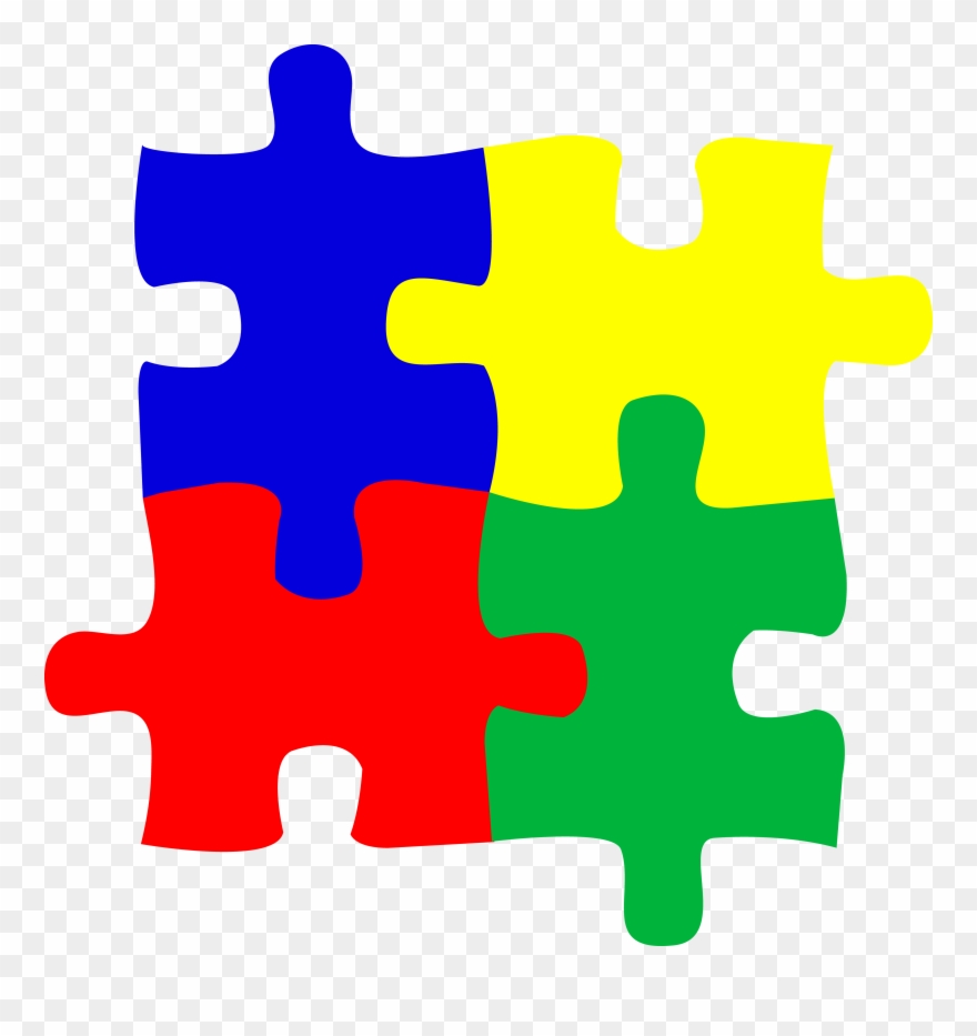 Simple Puzzle Piece Clip Art Medium Size - Png Download