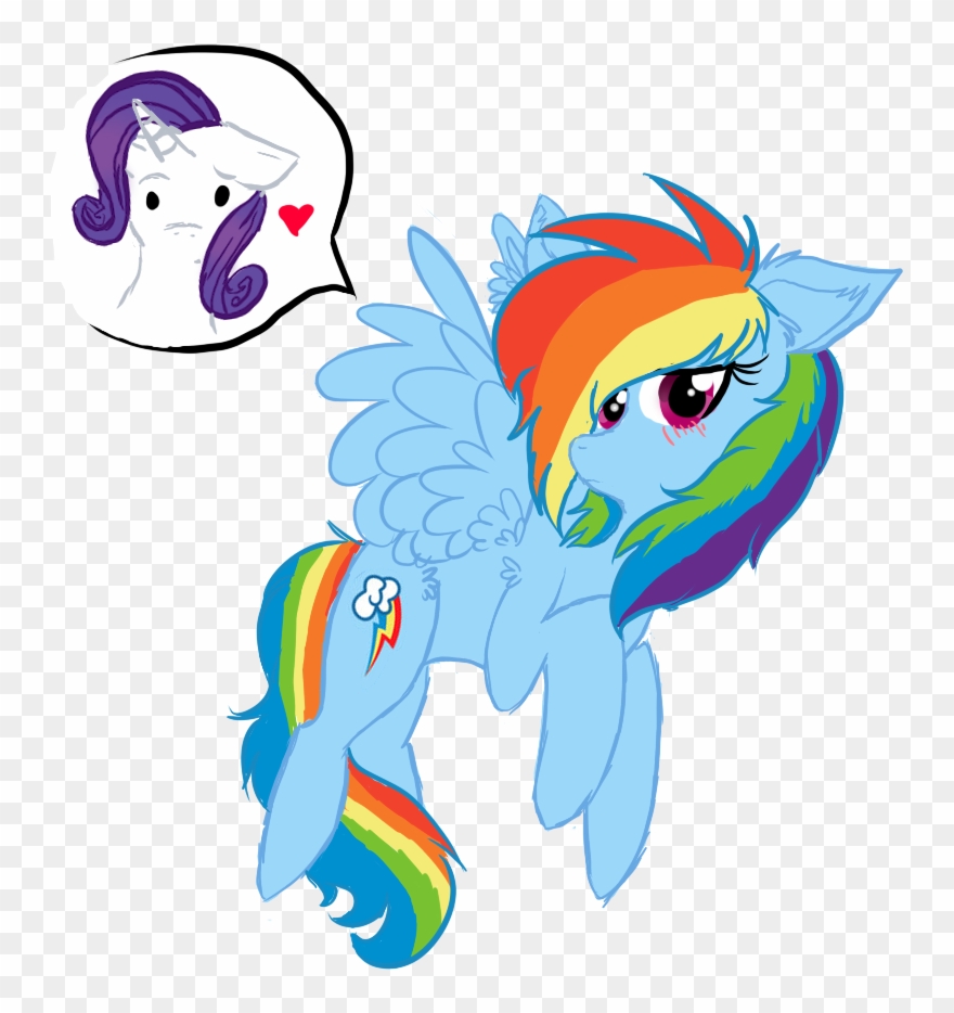 Pony Rainbow Dash Horse Clip Art Mammal Fish Vertebrate - Png Download