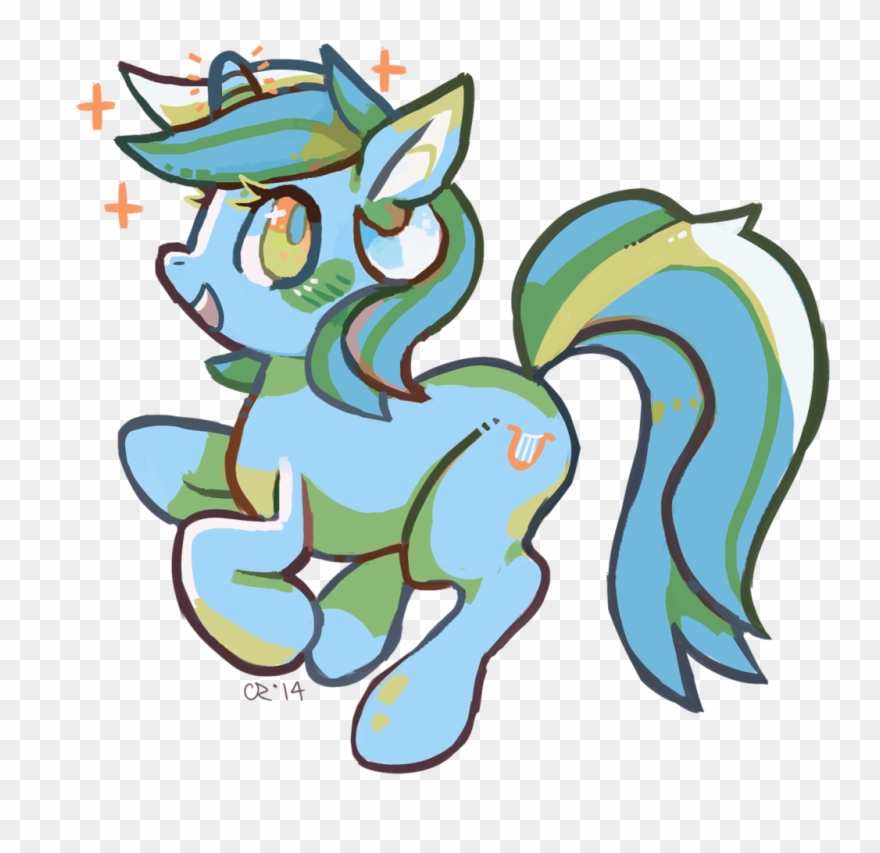 Cr 14 Pony Horse Clip Art Horse Like Mammal Fictional - Png Download