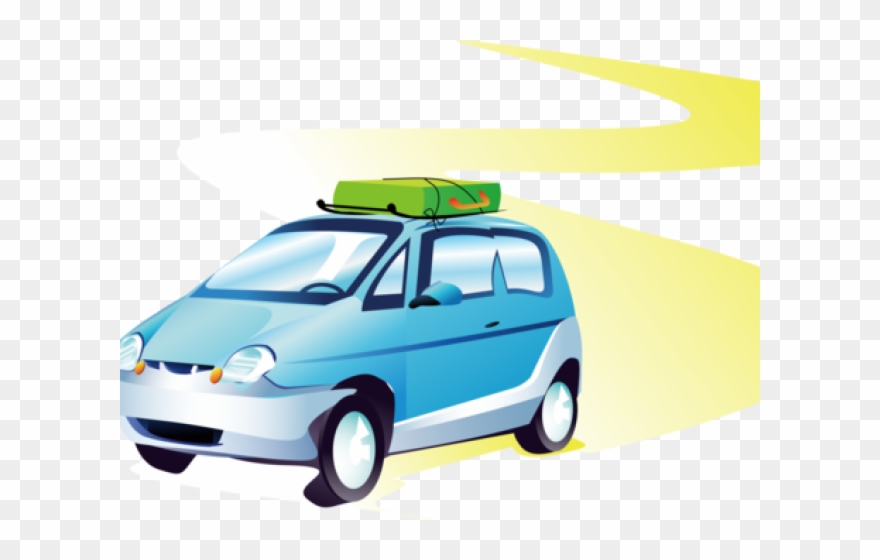 Vacation Clipart Fast Car - Png Download