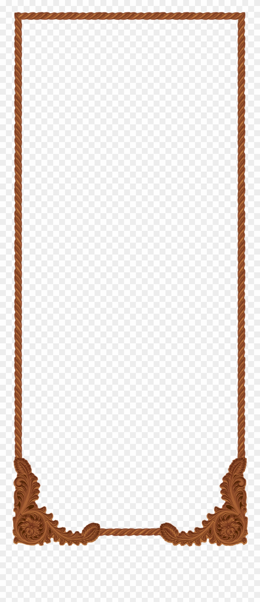 Bar J Leather Frame Clipart