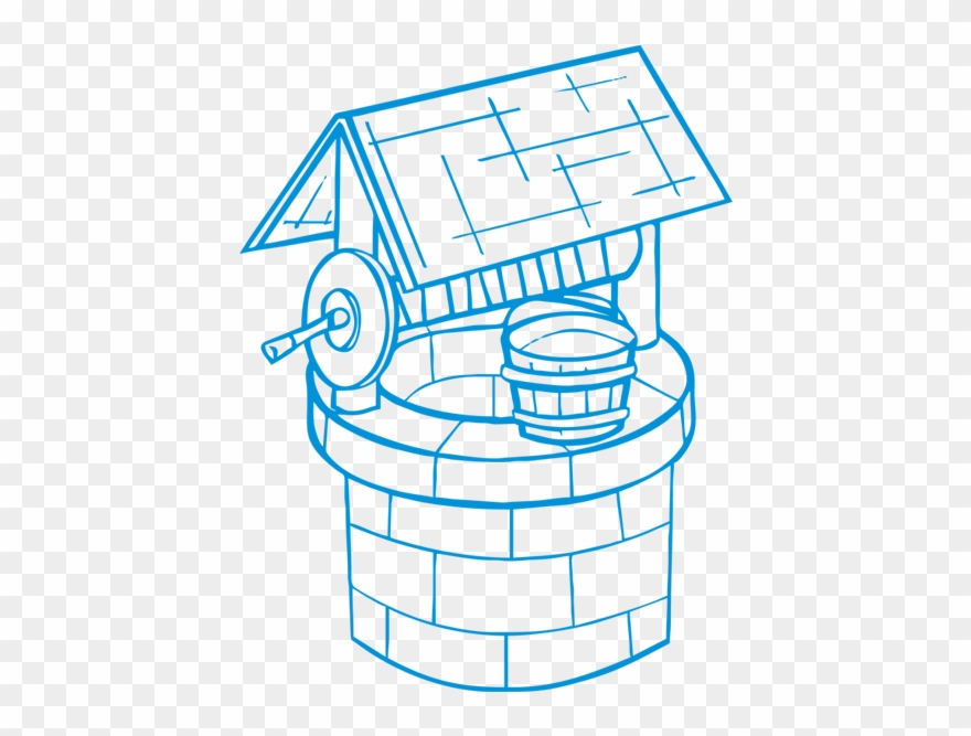 Digging Of 471 Water Well In Clipart
