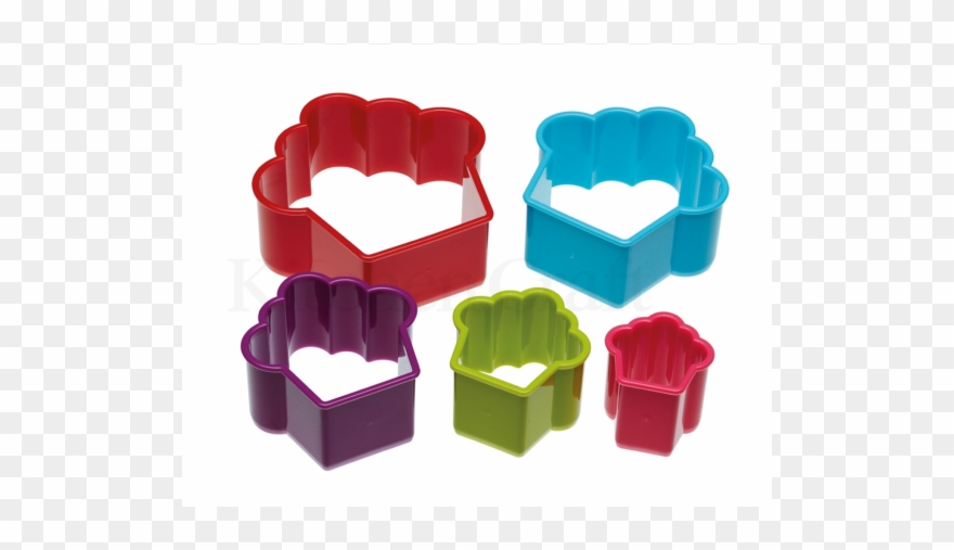 5-cupcake Cookie Cutter Set Clipart