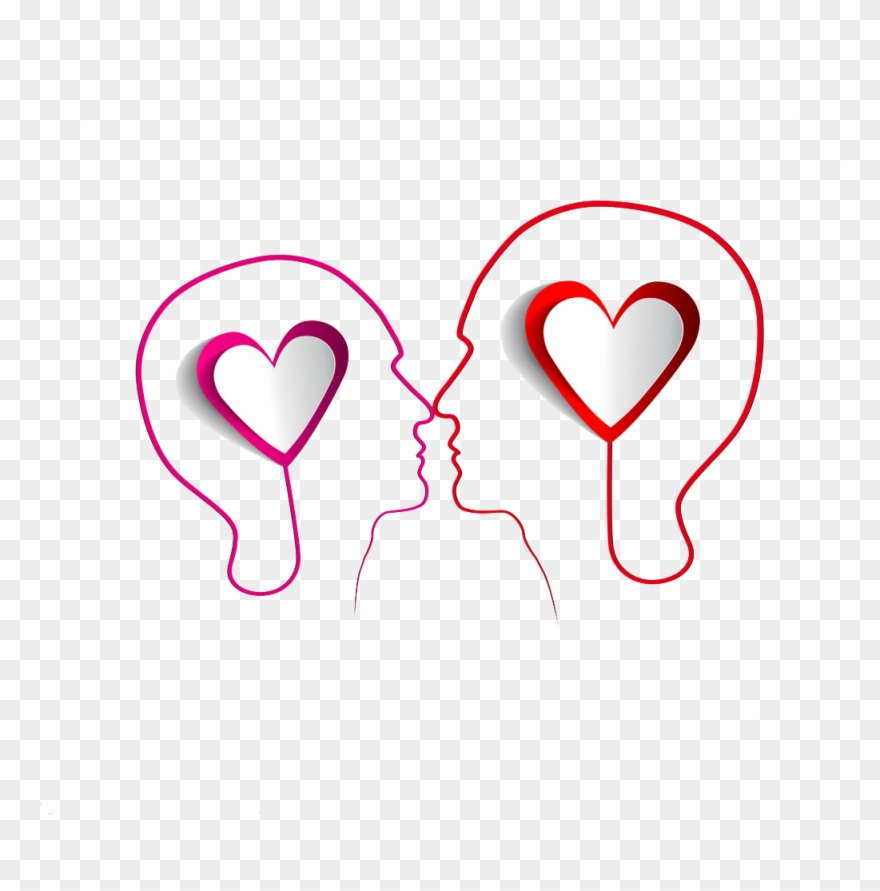 Love Clip Kiss - Png Download