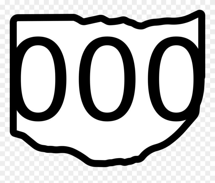 Ohio 3d Sticker Template Clipart