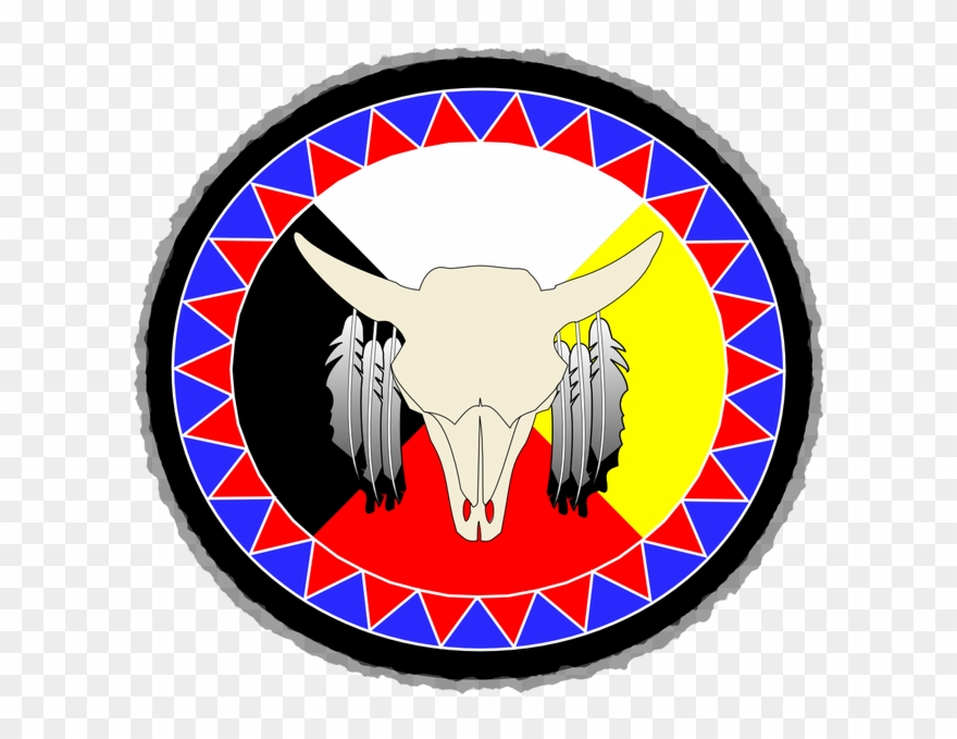 Buffalo Medicine Wheel Clipart
