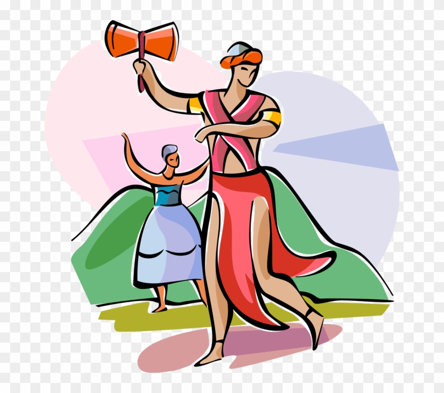 Vector Illustration Of Brazilian Festival Celebrates Clipart