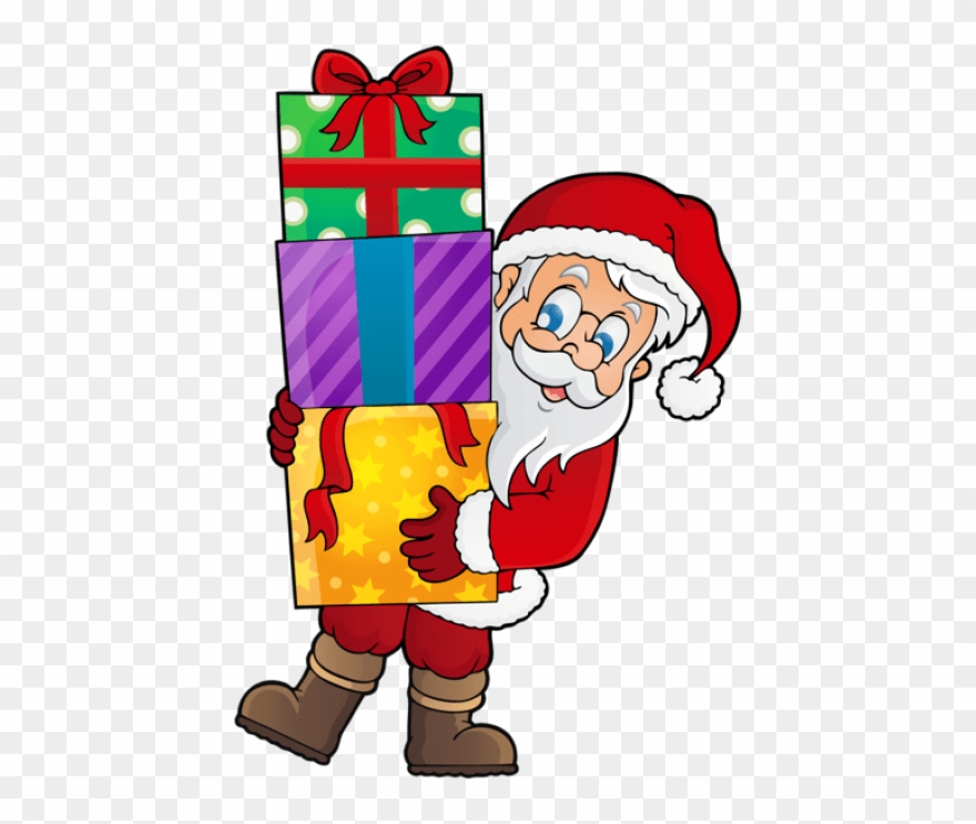 Free Png Transparent Santa With S Png Images Transparent Clipart