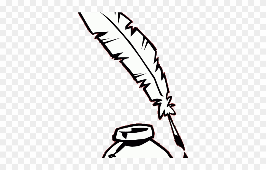 Pen Clipart Inkwell - Png Download
