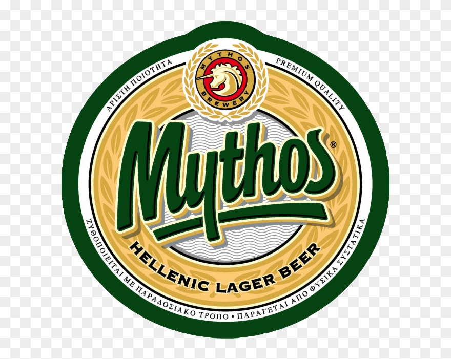 Mythos Hellenic Lager Beer Clipart