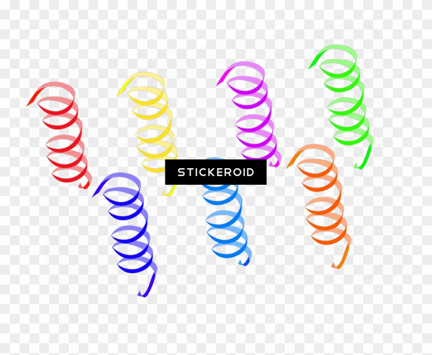 Streamers Items Clipart