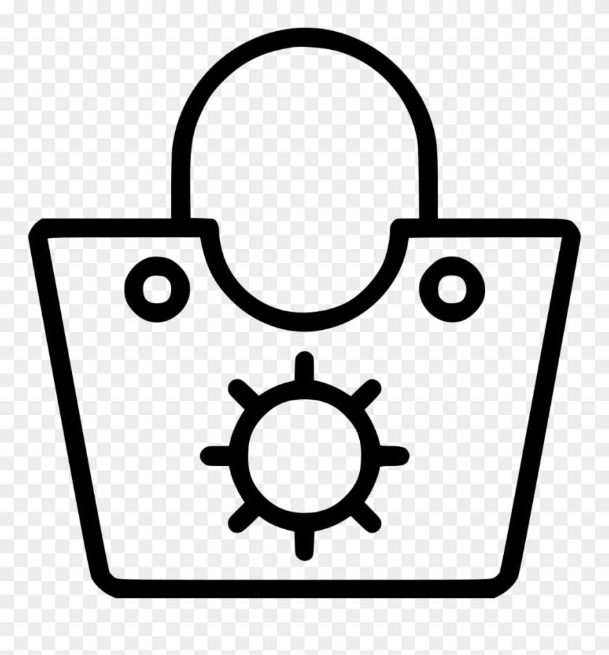 Beach Bag Comments Clipart