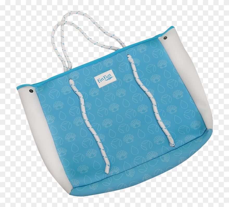 Blue Neoprene Tote Bag Clipart