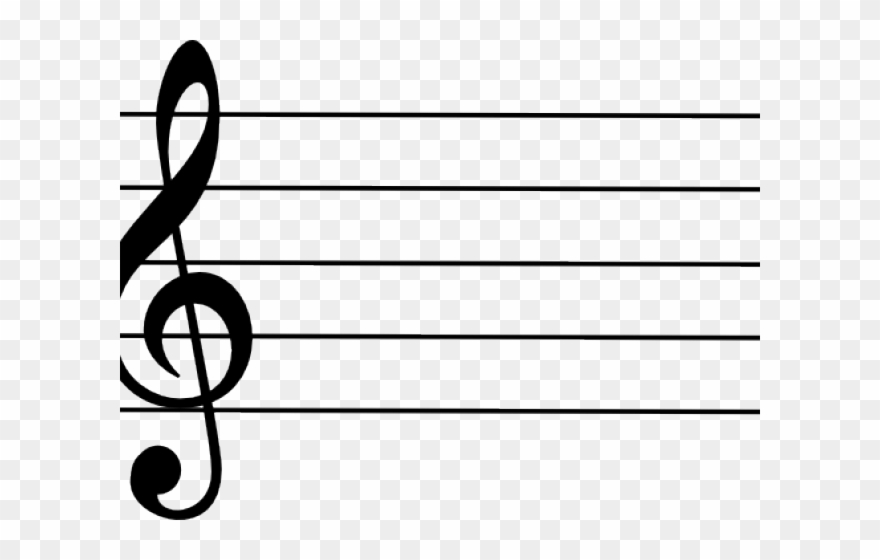 Clef Note Clipart Blank - Png Download