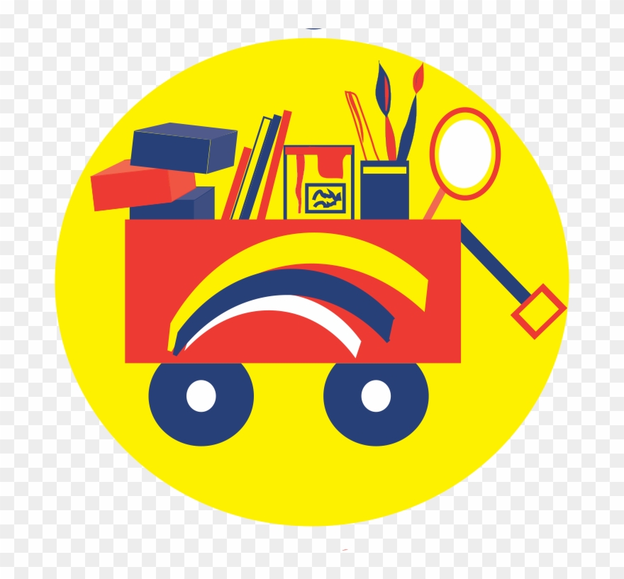 Red Wagon Clip Art - Png Download